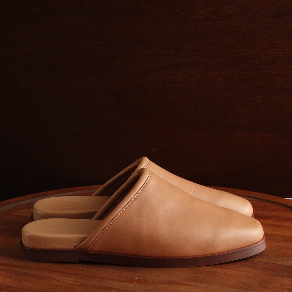 Madewell Mules Womens SZ 8 Brown The Louisa Leather Boho Minimalist Granola Shoe